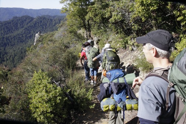 Backpacking castle rock