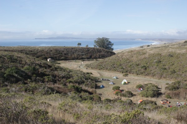 Backpacking coast camp 1