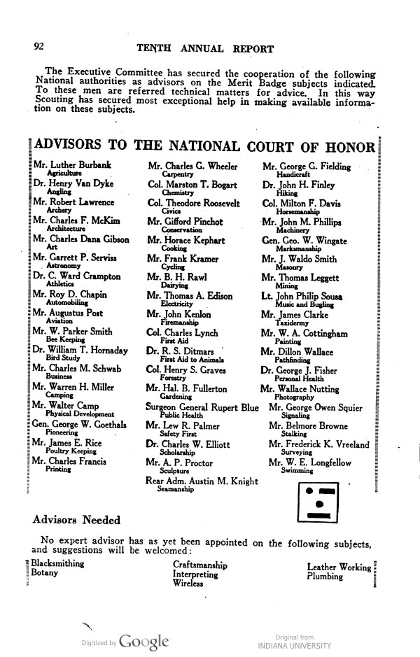 BSA 1919 Annual Report page 92